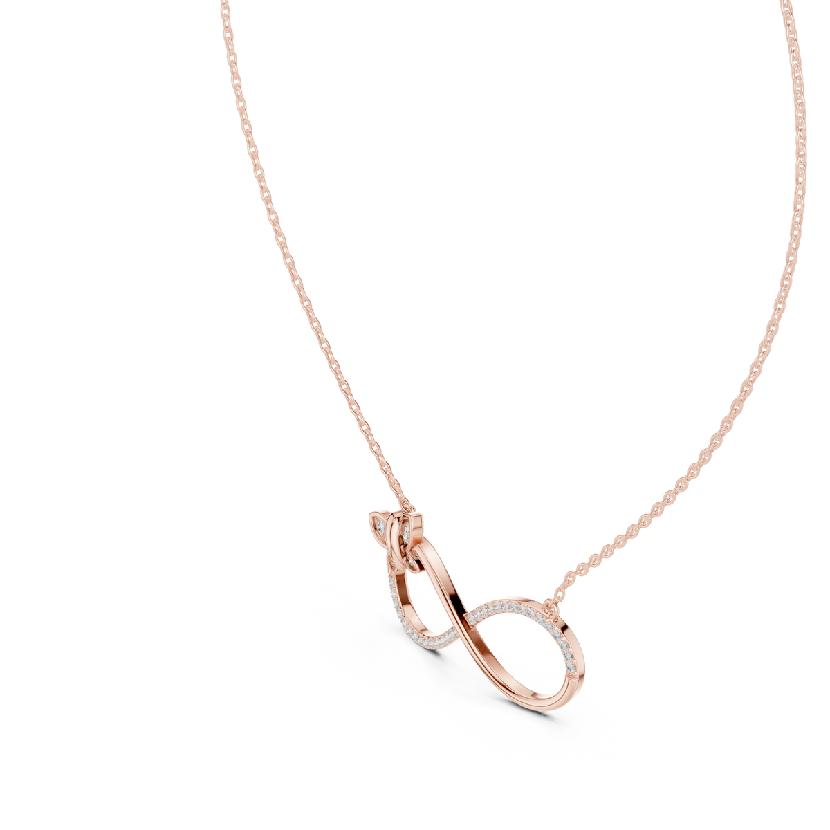 verona infinity diamond necklace