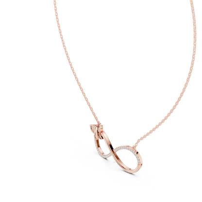 Verona Infinity Diamond Necklace