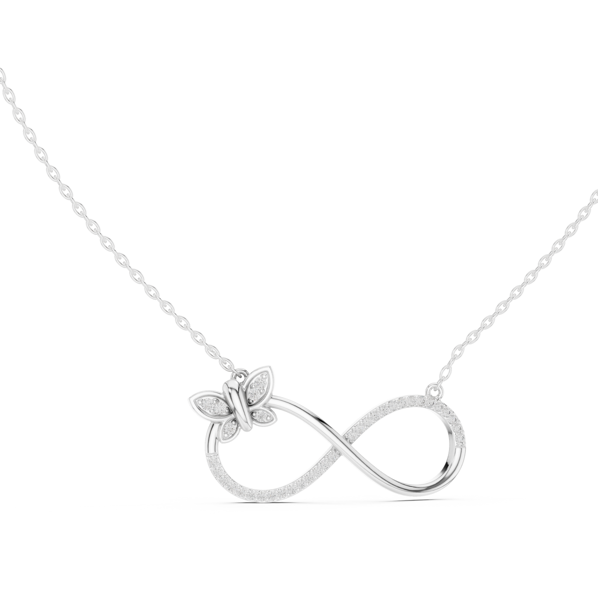 verona infinity diamond necklace