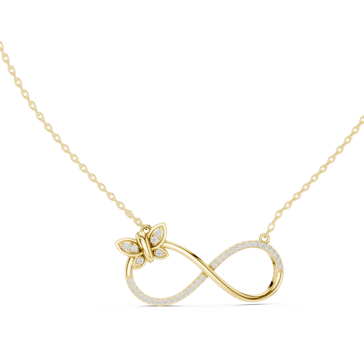 verona infinity diamond necklace