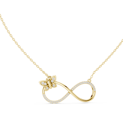 Verona Infinity Diamond Necklace