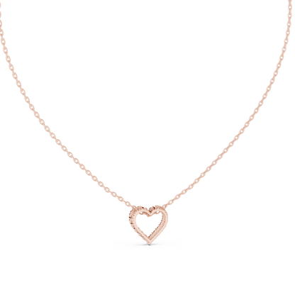 Verona Open Heart Diamond Necklace