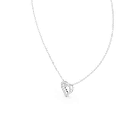 Verona Open Heart Diamond Necklace