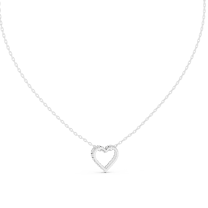 Verona Open Heart Diamond Necklace