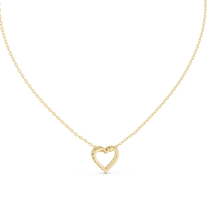 Verona Open Heart Diamond Necklace