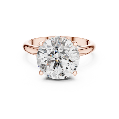 Hidden Halo Diamond Ring