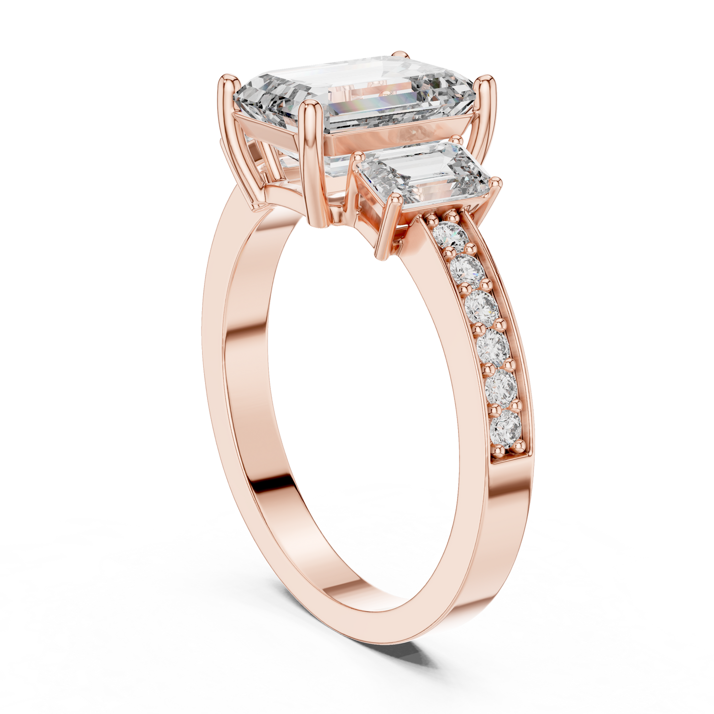 side stone engagement rings