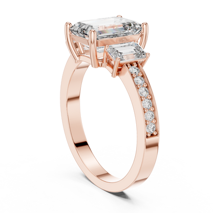 side stone engagement rings