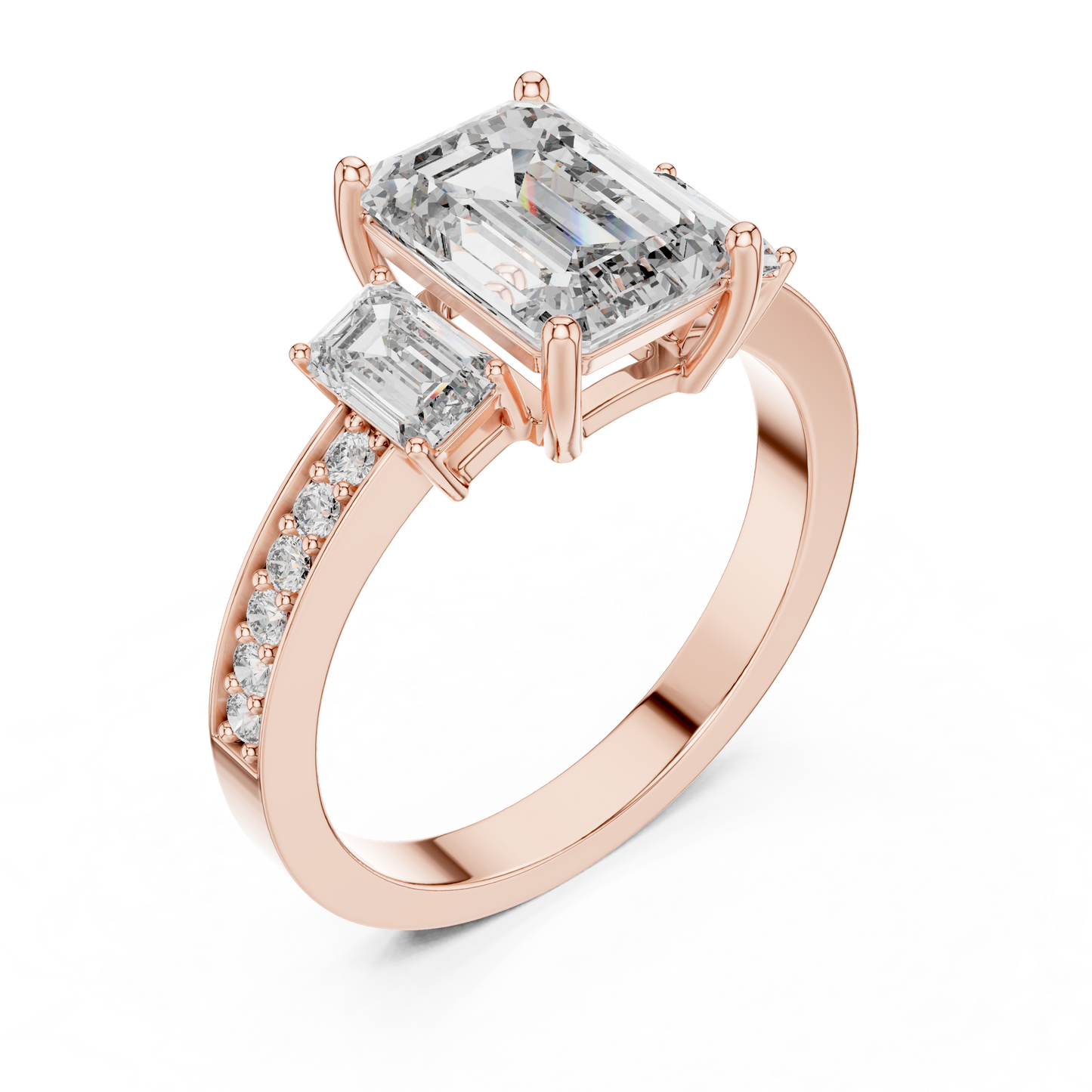 side stone engagement rings