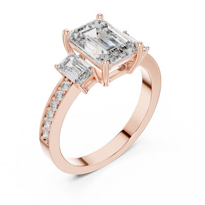 side stone engagement rings