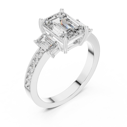 side stone engagement rings