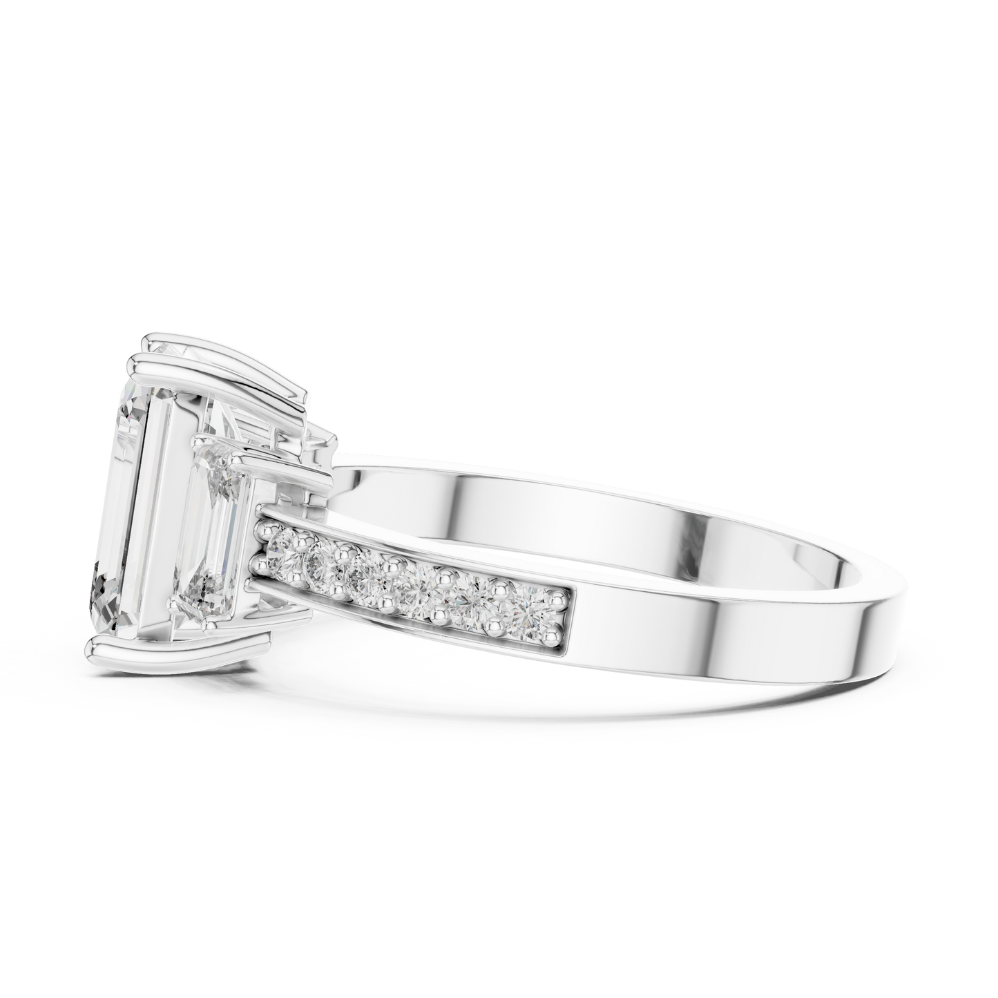 side stone engagement rings