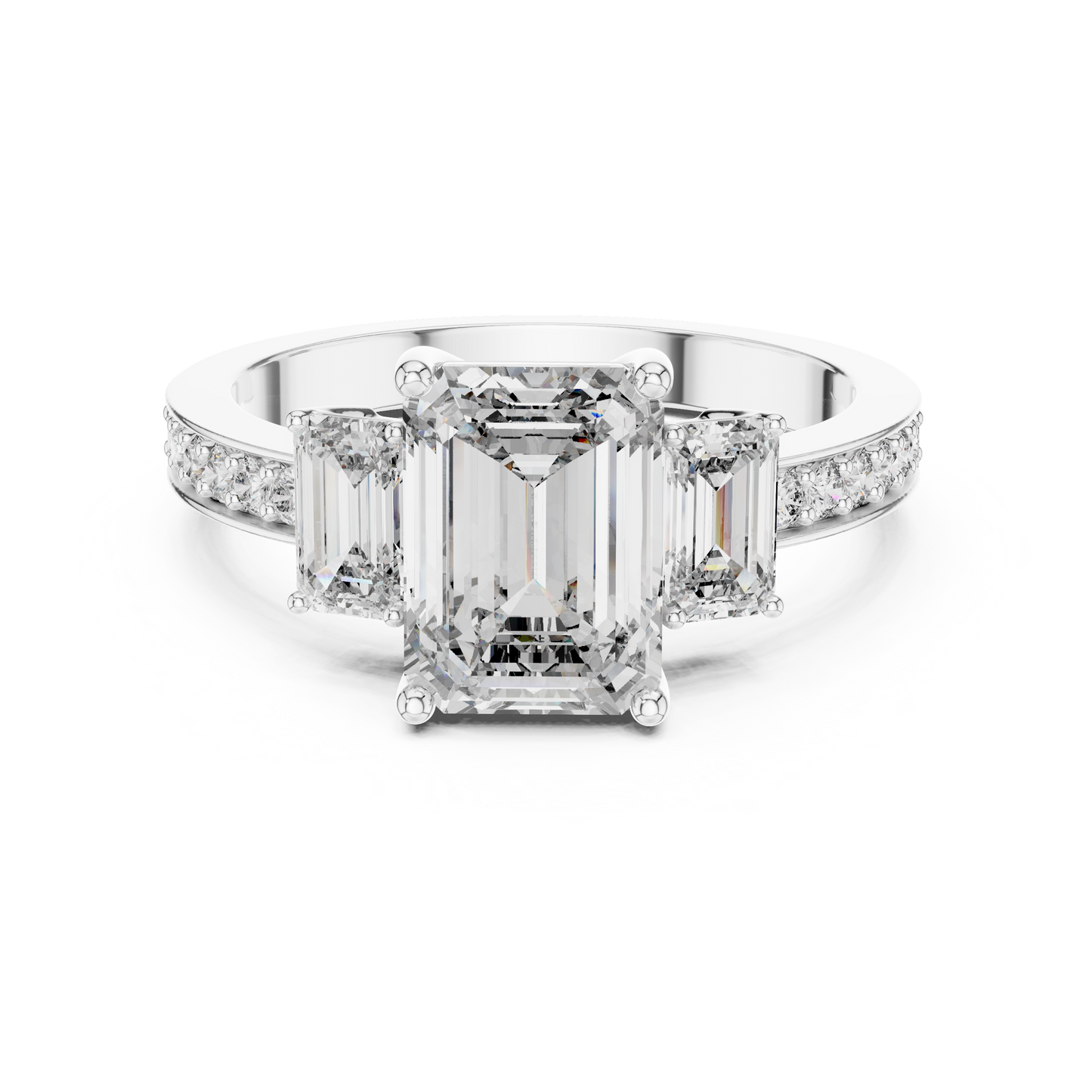 side stone engagement rings
