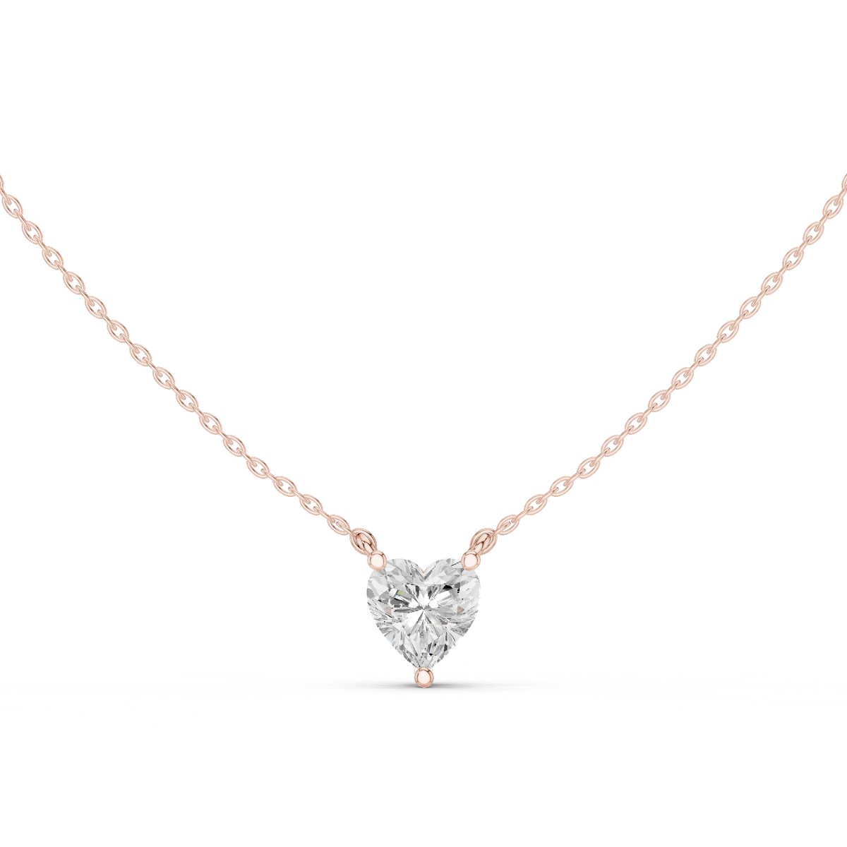 basket heart diamond pendant necklace