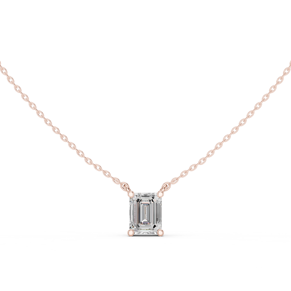 basket emerald diamond pendant necklace