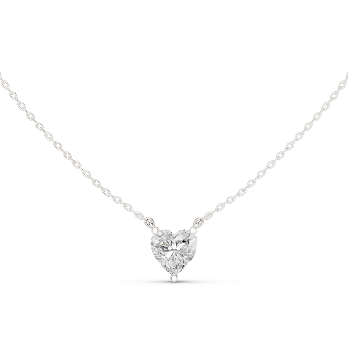 basket heart diamond pendant necklace