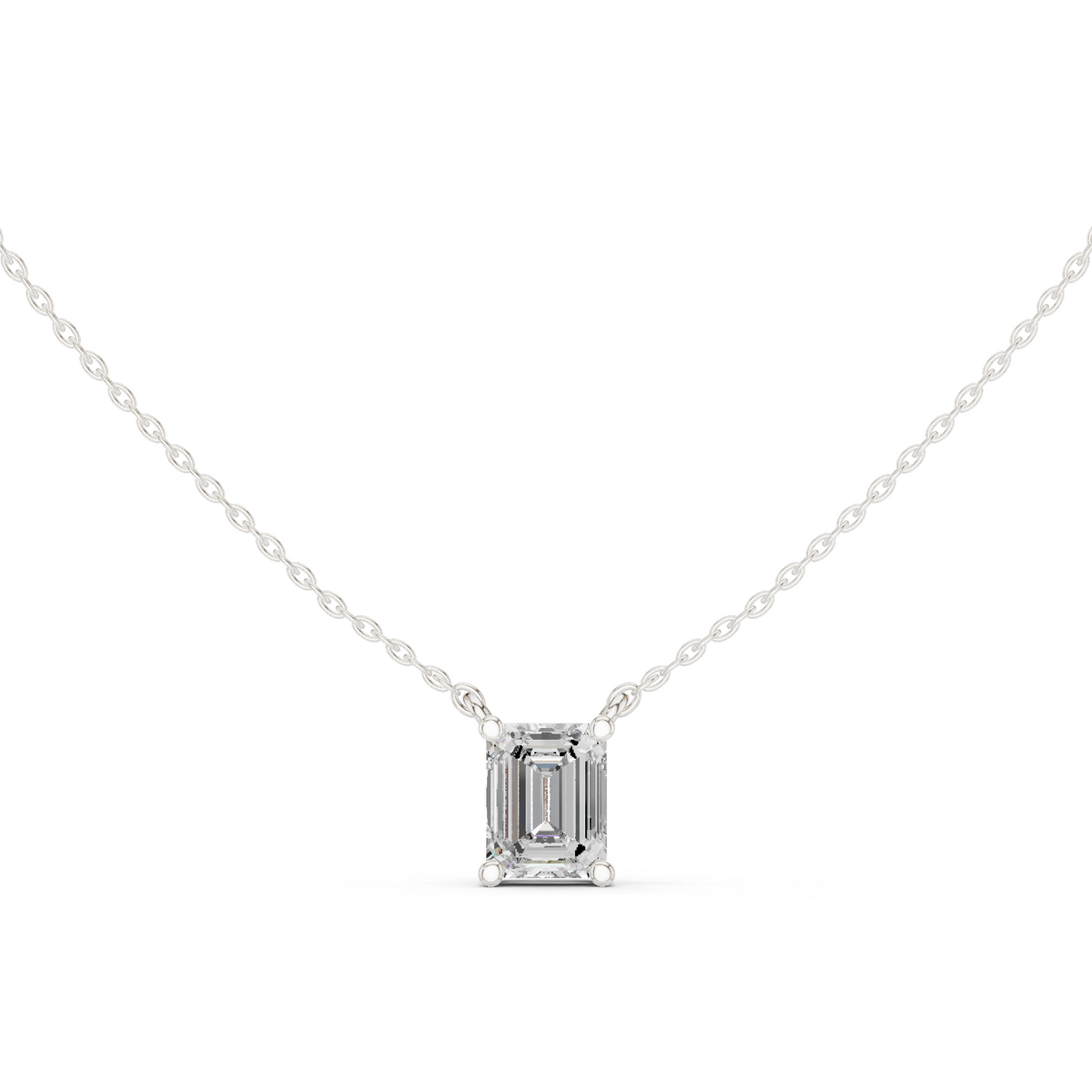 basket emerald diamond pendant necklace