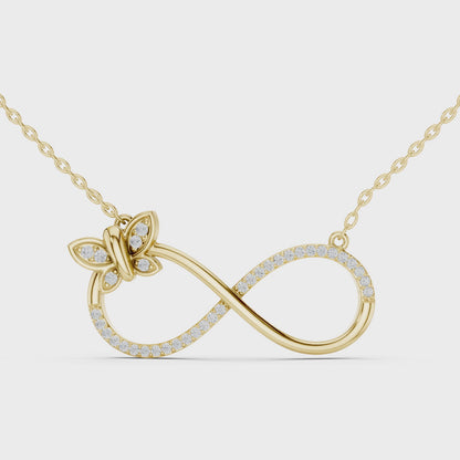 Verona Infinity Diamond Necklace