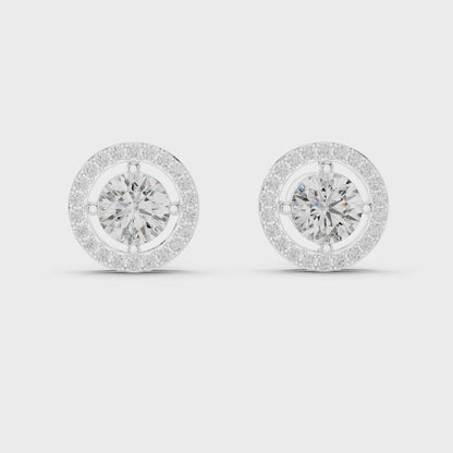 Princess Diamond Earrings