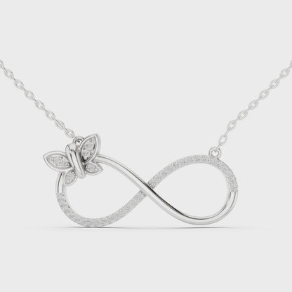 Verona Infinity Diamond Necklace