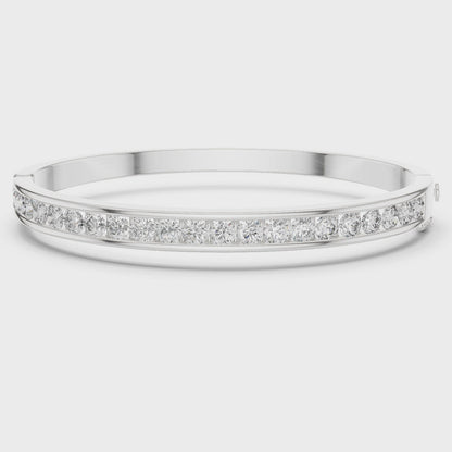 Half Bezel Diamond Bracelet