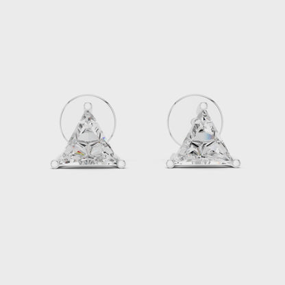 Pear Halo Diamond Earrings