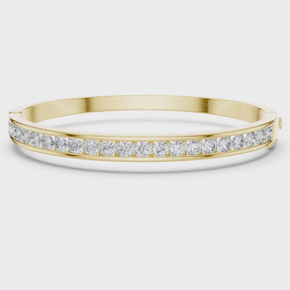 Half Bezel Diamond Bracelet