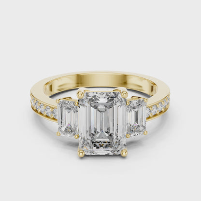 side stone engagement rings