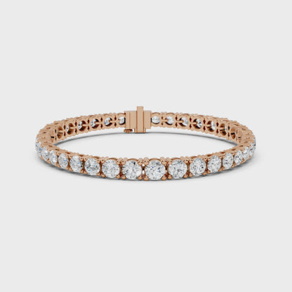Round Diamond Tennis Bracelet